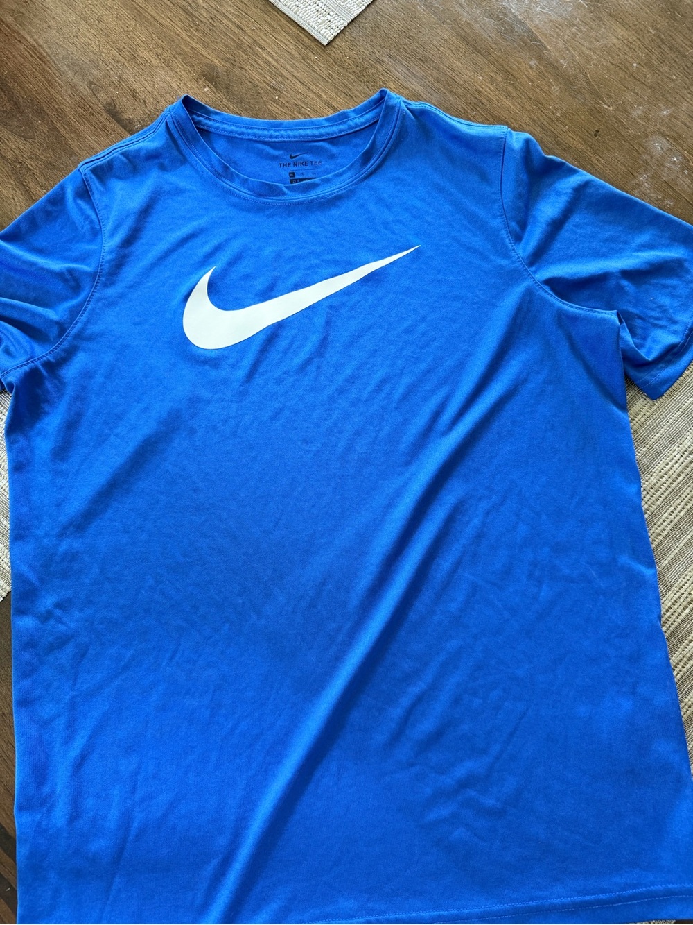 Nike Royal Blue Tee with White Swoosh